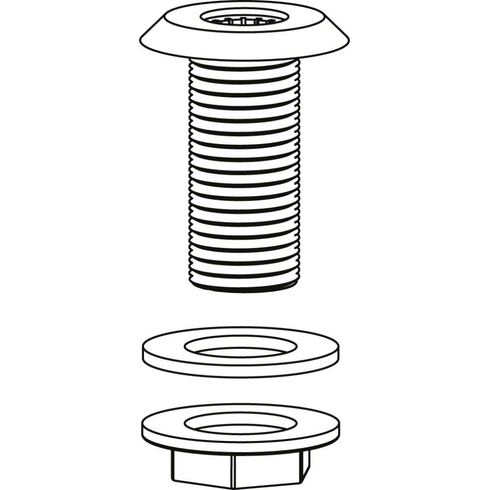 RIC DS tubo PE 200mm, trasparente RIC DS tubo PE 200mm, trasparente